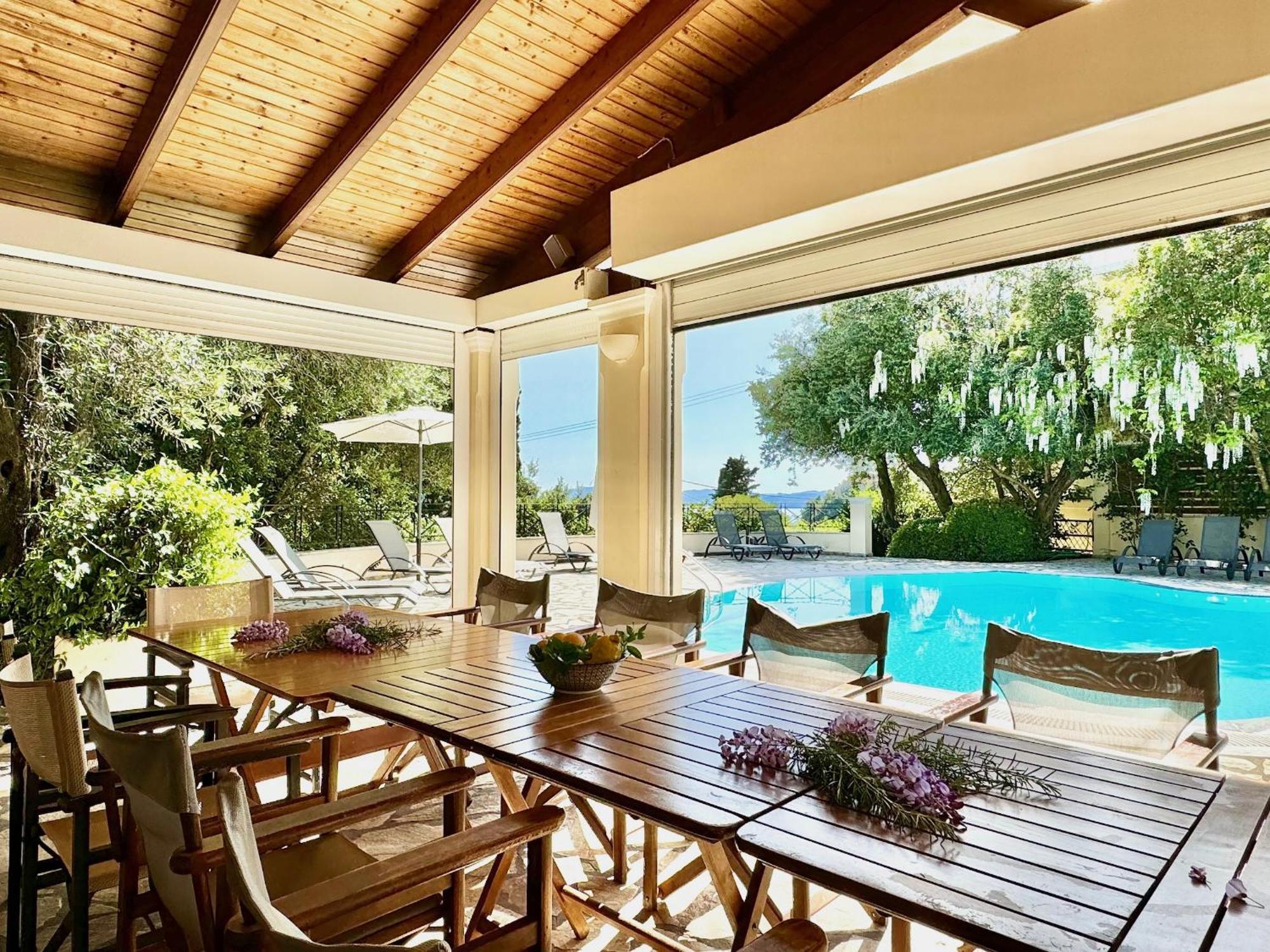 Villa Aliki Nissaki With Private Pool By Dadovillas ニサキオン エクステリア 写真